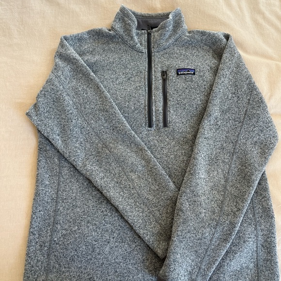 L Men’s Patagonia Half Zip - Picture 2 of 2